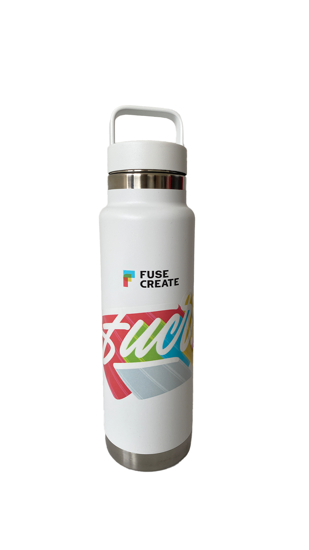 "Fucr" Water Bottle (White)